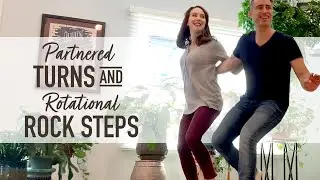 Partnered Turns & Rotational Rock Steps - for Lindy Hop and Swing Dance
