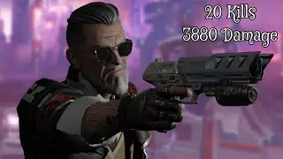 Ballistic 20 Kills and 3880 Damage - Apex Legends Season 22 Tricks N Treats Trios Revival Gameplay