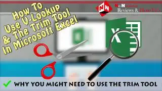 Trim Tool & V-Look Up In Microsoft Excel