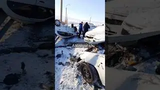 Angrenda 6ta avtomobil ishtirokida avariya!
