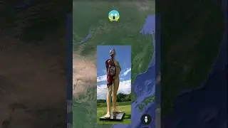 Huge Pregnant Woman😱on Google Earth 