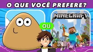 🤔 O QUE VOCÊ PREFERE? Versão JOGOS DE CELULAR  | Jogo das Escolhas