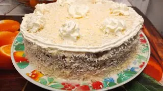 очень вкусный бисквитный торт #бисквитныйторт