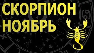 СКОРПИОН - ГОРОСКОП на НОЯБРЬ 2018 от Ольги Морозовой.
