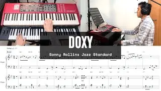 Doxy - Transcription of Sonny Rollins Solo, played on Jazz Organ (with Sheet Music)