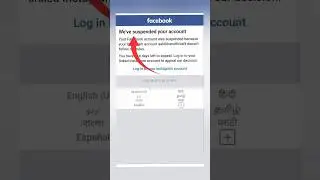 how to fix we suspended your account Facebook / we suspended your account Facebook / problem fix