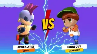 INTENSE BATTLE IN STUMBLE GUYS | APOCALYPSE Vs CHIBI GUY