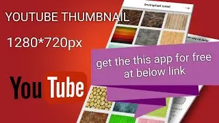 How to make youtube thumbnail using mobile.