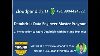 1. Hands-On: Databricks Project End-to-End Azure Data Engineering - Introduction to Azure Databricks