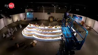 GingerBread Lane 2019 - Time Lapse of Setup at NYSCI!