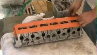 Volvo Engine head porting / port matching prep work !