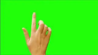 Hand touching green screen no copyright | Danmu Tv