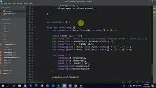 JavaScript Canvas multiple Enemies Array of objects