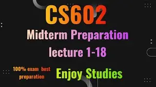 CS602 midterm preparation 2023 || 80+ mcqs || @Enjoy Studies ||