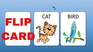 How to animate a Flipping Card using PowerPoint