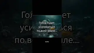 голод будет усиливаться по всей земле...