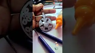 final outcome of the paper quilling earings frames by Ra Ya