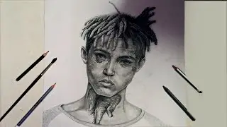 XXXTENATCION Drawing Process! #shorts #art