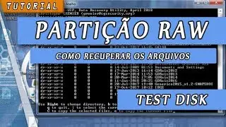 Recuperar Arquivos Partição RAW Corrompida HD | Converter RAW para NTFS