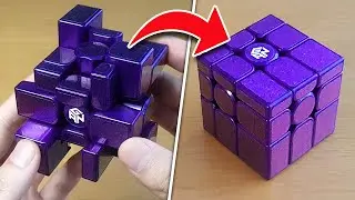 Attempting to Solve a Mirror Cube (With NO Eyes) 👀
