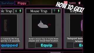 HOW TO GET THE MOUSE TRAP ON ROBLOX PIGGY!!