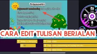 CARA MEMBUAT TULISAN BERJALAN || KINE MASTER #tulisanberjalan #kinemaster