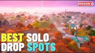 Best Solo Drop Spots/Landing Spots For Arena & Tournaments! - Fortnite Chapter 2 Season 6