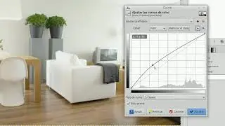 Cómo ajustar las curvas en Gimp