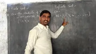 10 TS 02-SETS: DEFFINITION OF FINITE SET AND INFINITE SET