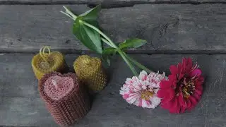 Как изготовить свечу из вощины в виде сердечка
