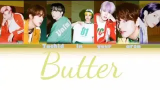 BTS (방탄소년단)- Butter (color codded lyrics + مترجمة عربي)