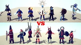Evil Team vs Team of Wizards - Totally Accurate Battle Simulator TABS