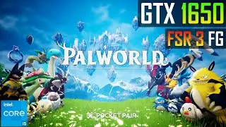 Palworld on GTX 1650 - FSR 3 Frame Generation MOD