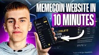 How To Create Your OWN MemeCoin/Crypto TOKEN Website In Less Than 10 MINUTES?! (It's EASY!)