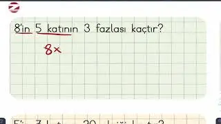 3. Sınıf matematik çarpma işlemi problemleri