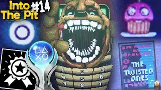 LLAMADA DE AFTON y COMPLETADO al 100% con LOGROS | FNaF: INTO THE PIT #14 | Gameplay Español