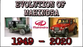 MAHINDRA EVOLUTION FROM 1949 TO 2020..... OUR FIRST VIDEO ON CHANNEL
