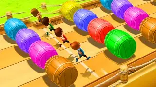 Wii Party Minigames - spider man vs Giovanna vs Hiromi vs Ryan ( Master Difficulty )