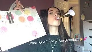 What I Got For My 16th Birthday! /// Floral Notes ///