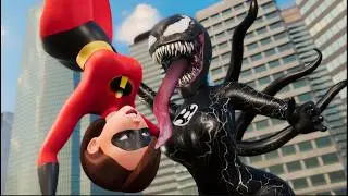 SHE VENOM Eats Elastigirl 🥄