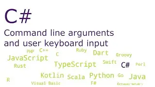 C# - Command line arguments and user keyboard input