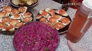 С праздником!Салат.Торт.Мегастрой.Подарок от мужа.