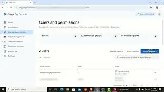How To Add New Admin To Google play console account