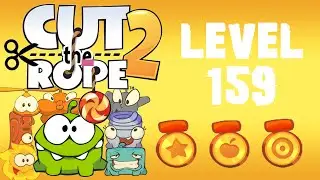 Cut the Rope 2 - Level 159 (3 stars, 32 fruits, 1 star)