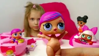 КУКЛЫ ЛОЛ и ЖЕЛЕЙНЫЙ МЕДВЕДЬ Куклы сюрпризы Лол для девочек от Настюшик