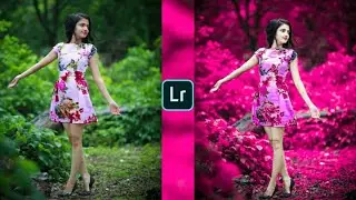 Lightroom pink tone photo editing tutorial |Lightroom background colour change photo editing 🤗