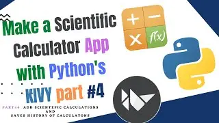 Add scientific calculations and History page to save the history | Scientific calculator | part #4 |