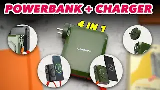 4 in 1 Powerbank + Charger ⚡️Ambrane PB sync 65