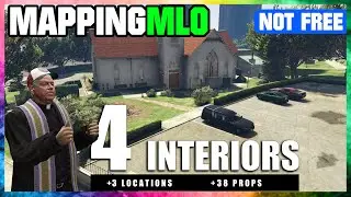 Patoche MLO Church ( 4 interiors + 3 locations + props ) ( FIVEM )