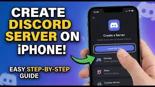 How to Create a Discord Server on iPhone | Easy & Fast |